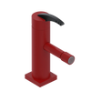 Rubinet Single Control Bidet Fitting (less drain) Maroon