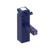 Rubinet Single Control Bidet Fitting (less drain) Midnight Blue
