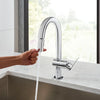 Grohe Defined Single-Handle Pull Down Dual Spray Bar Faucet 1.75 Gpm - Golzar Home