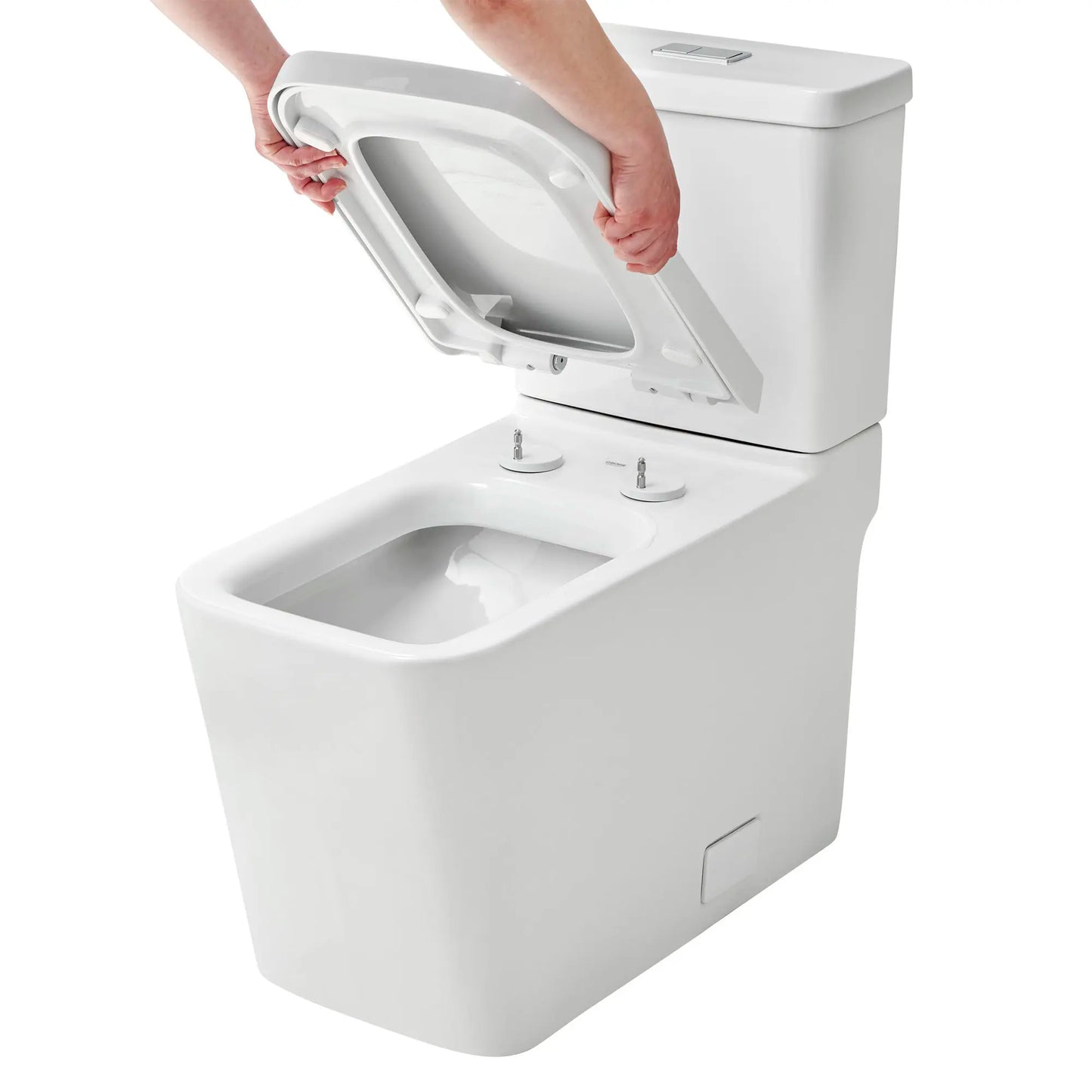 Grohe Eurocube Right Height Elongated Toilet Bowl With Seat