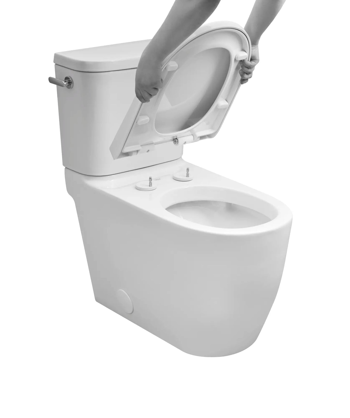 Essence Two-Piece Right Height Elongated Single Flush Toilet 1.28 Gpf