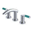 Rubinet Widespread Lav. Set. (less drain) Satin Chrome