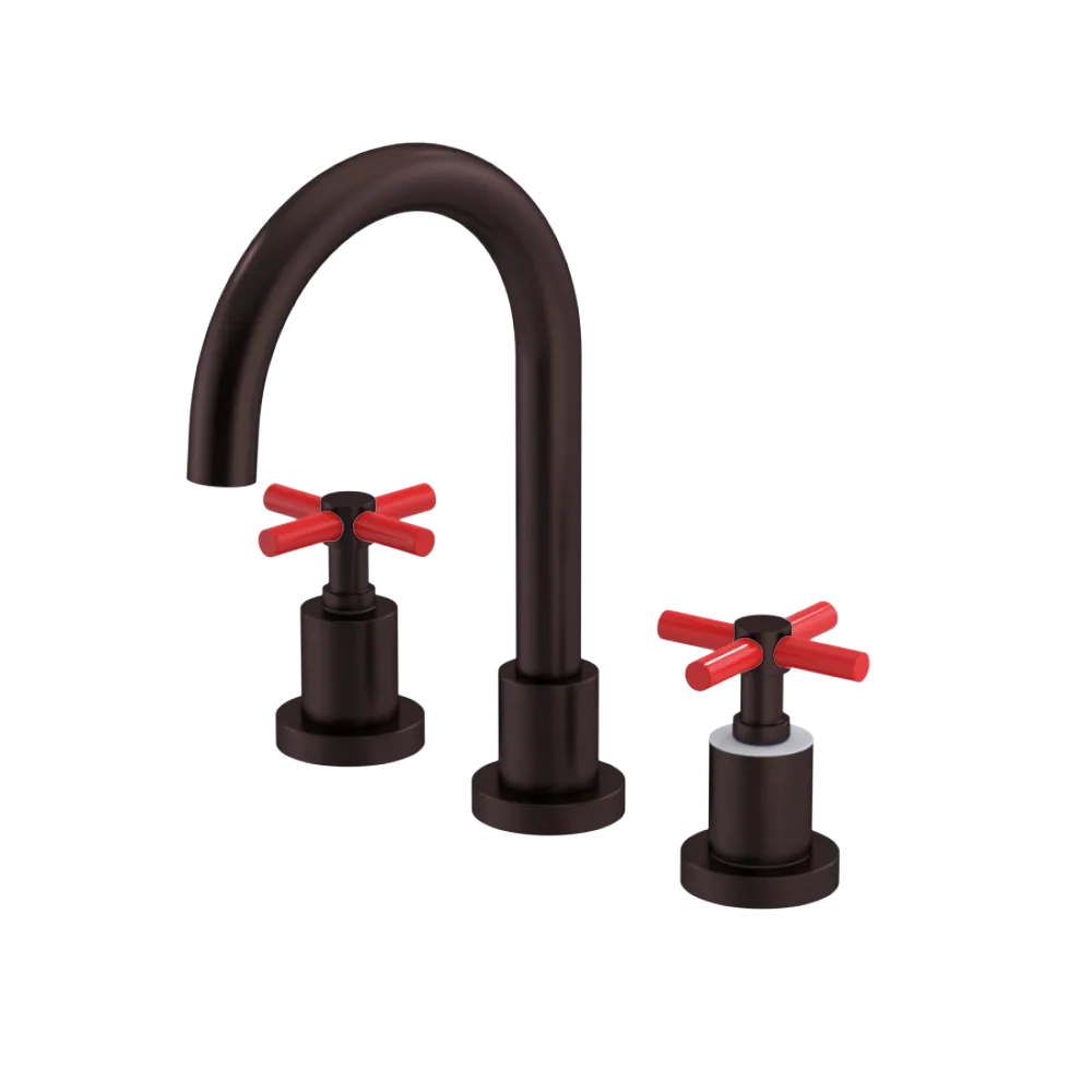 Rubinet Widespread Lav. Set. (less drain) Oil Rubbed Bronze