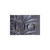 Geberit SIGMA50 ROUND Zinc frame in PVD black chrome