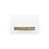 Geberit SIGMA50 SQUARE Zinc frame in PVD brass color