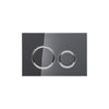 Geberit SIGMA50 ROUND Zinc frame in polished chrome