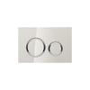 Geberit SIGMA50 ROUND Zinc frame in polished chrome