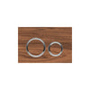 Geberit SIGMA50 ROUND Zinc frame in polished chrome