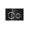 Geberit SIGMA50 ROUND Zinc frame in polished chrome