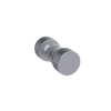 Rubinet Shower Door Knob (set) Satin Chrome