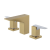Rubinet Widespread Lav. Set. (less drain) Satin Brass