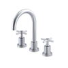 Rubinet Widespread Lav. Set. (less drain) Satin Chrome