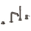 Grohe Essence New 4-Hole Single-Handle Deck Mount Roman Tub Faucet With 6.6 L/Min (1.75 Gpm) Hand Shower