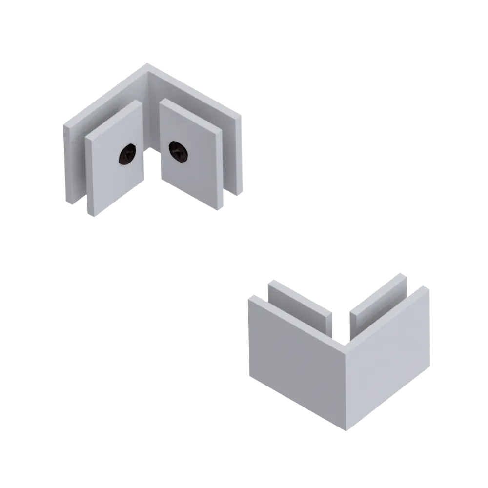 Rubinet 90 Glass to Glass White