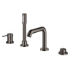 Grohe Essence New 4-Hole Single-Handle Deck Mount Roman Tub Faucet With 6.6 L/Min (1.75 Gpm) Hand Shower