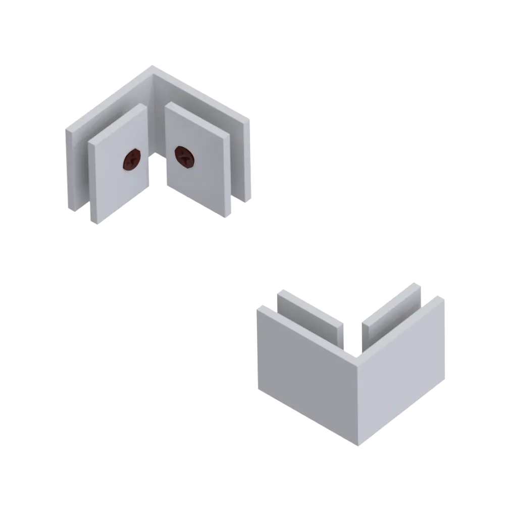 Rubinet 90 Glass to Glass White