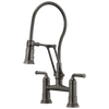 Brizo Articulating Bridge Faucet With Finished Hose