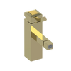 Rubinet Single Control Bidet Fitting (less drain) Gold