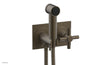 Phylrich BASIC Wall Mounted Bidet, Tubular Cross Handle 134-65