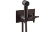 Phylrich BASIC Wall Mounted Bidet, Tubular Cross Handle 134-65