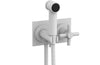 Phylrich BASIC Wall Mounted Bidet, Tubular Cross Handle 134-65