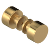 Rubinet Shower Door Knob (set) Satin Gold