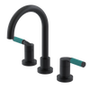 Rubinet Widespread Lav. Set. (less drain) Matt Black