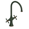 Rubinet Two Handle Single Hole Kitchen Set Green Envy