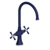 Rubinet Two Handle Single Hole Kitchen Set Midnight Blue