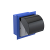 Rubinet RECESSED TOILET PAPER HOLDER Blu Jean