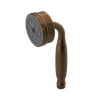 Rubinet 3 Function Hand Held Shower Only Tuscan Brass