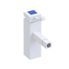 Rubinet Single Control Bidet Fitting (less drain) Matt White