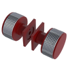 Rubinet Shower Door Knob (set) Maroon