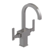Rubinet Single Hole Dual Handle Lav. Set. (less drain) Polished Nickel