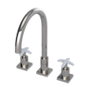 Rubinet Widespread Kitchen Set Polished Nickel