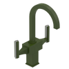 Rubinet Single Hole Dual Handle Lav. Set. (less drain) Green Envy