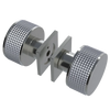 Rubinet Shower Door Knob (set) Satin Nickel