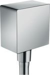 Hansgrohe FixFit Wall Outlet Square with Check Valves