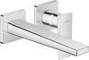 Hansgrohe Metropol Wall-Mounted Single-Handle Faucet Trim with Lever Handle, 1.2 GPM, without Pop-up Drain