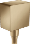 Hansgrohe FixFit Wall Outlet Square with Check Valves