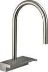 Hansgrohe Aquno Select HighArc Kitchen Faucet, 3-Spray Pull-Down, 1.75 GPM