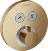 Hansgrohe ShowerSelect S Thermostatic Trim for 2 Functions, Round