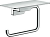 Hansgrohe AddStoris Q Toilet Paper Holder with Shelf