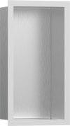 Hansgrohe XtraStoris Individual Wall Niche Brushed Stainless Steel with Design Frame 12"x 6"x 4"