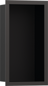 Hansgrohe XtraStoris Individual Wall Niche Matte Black with Design Frame 12"x 6"x 4"