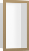 Hansgrohe XtraStoris Individual Wall Niche Matte White with Design Frame 12"x 6"x 4"