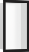 Hansgrohe XtraStoris Individual Wall Niche Matte White with Design Frame 12"x 6"x 4"
