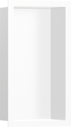 Hansgrohe XtraStoris Individual Wall Niche Matte White with Design Frame 12"x 6"x 4"