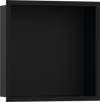 Hansgrohe XtraStoris Individual Wall Niche Matte Black with Design Frame 12"x 12"x 4"