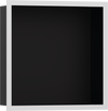 Hansgrohe XtraStoris Individual Wall Niche Matte Black with Design Frame 12"x 12"x 4"